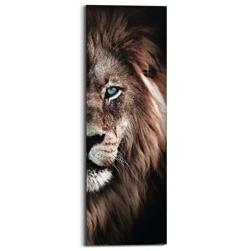 Schilderij Leeuw 90x30