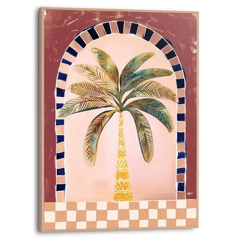 Schilderij Mediterrane Palm 40x30