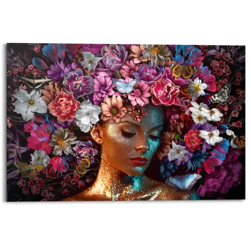 Schilderij Metallic Spring 60x90