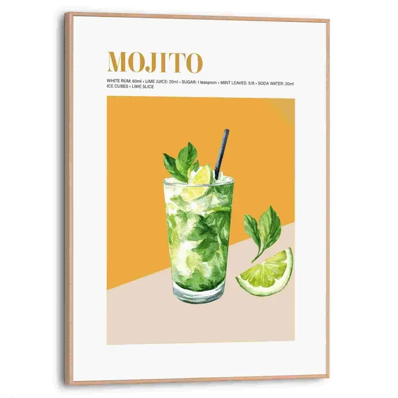 Schilderij Mojito 40x30