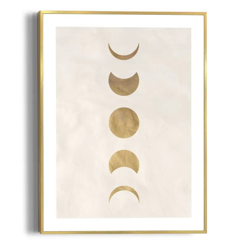 Schilderij Moonphases 40x30
