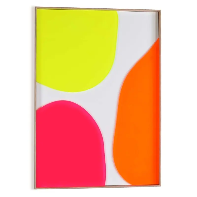Schilderij Neon Connected 70x50