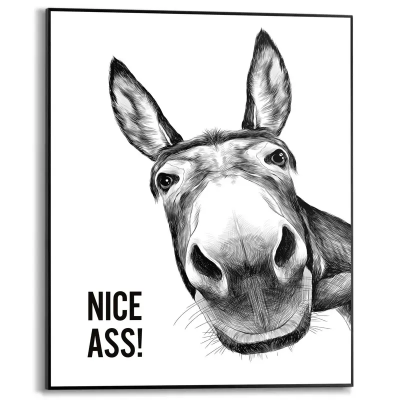 Schilderij Nice Ass 50x40
