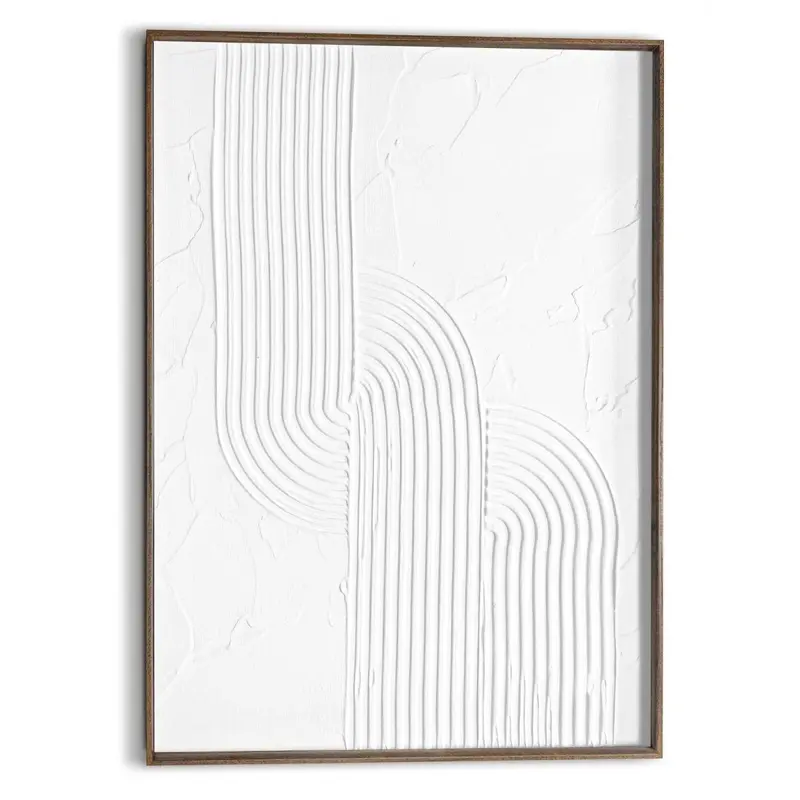 Schilderij Relief Art Reliëf patroon 70x50