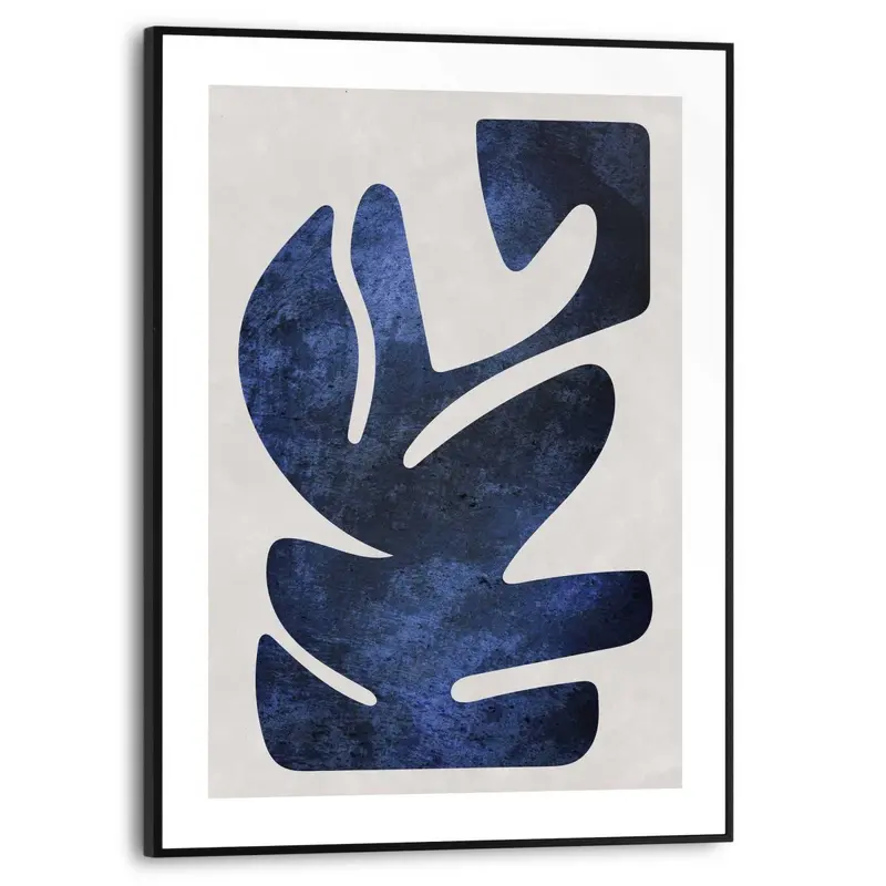 Schilderij Resemblance Blue 40x30