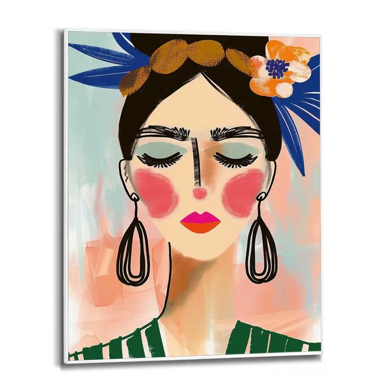 Schilderij Spring Face 50x40