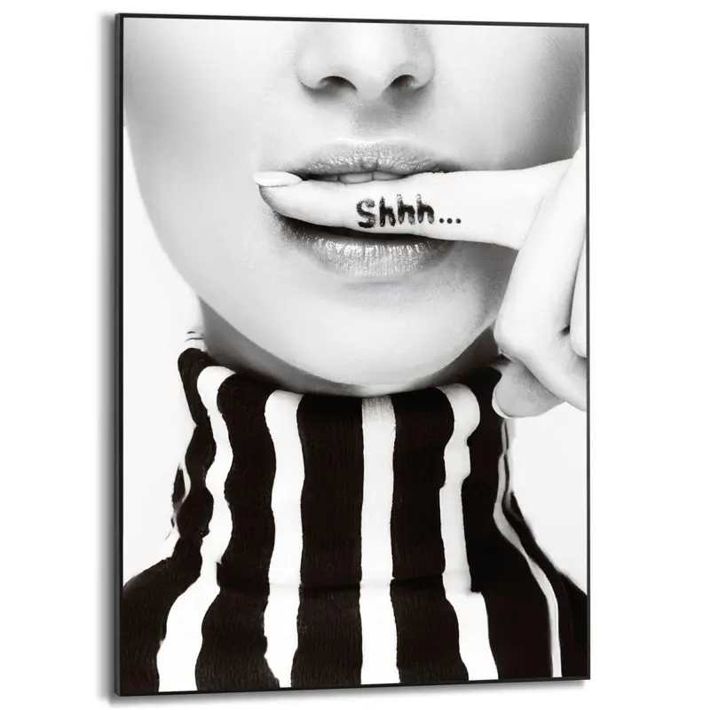 Schilderij Ssshhh! 70x50