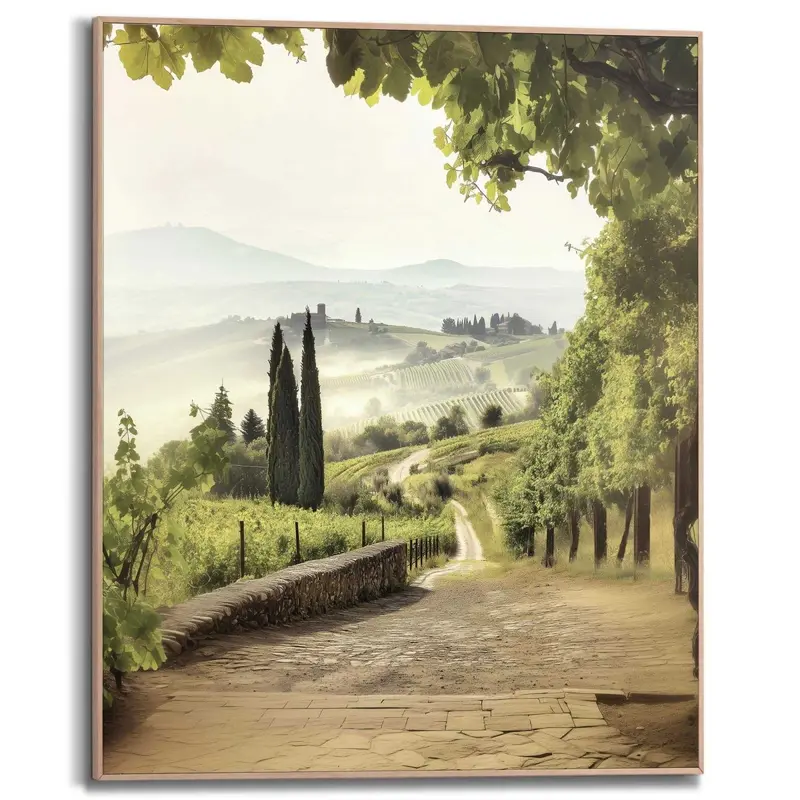 Schilderij Toscaanse sferen 50x40