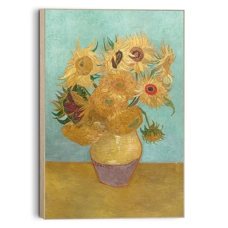 Schilderij Van Gogh - Zonnebloemen 60x90