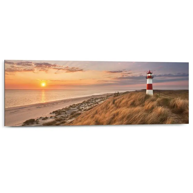 Schilderij Vuurtoren 30x90