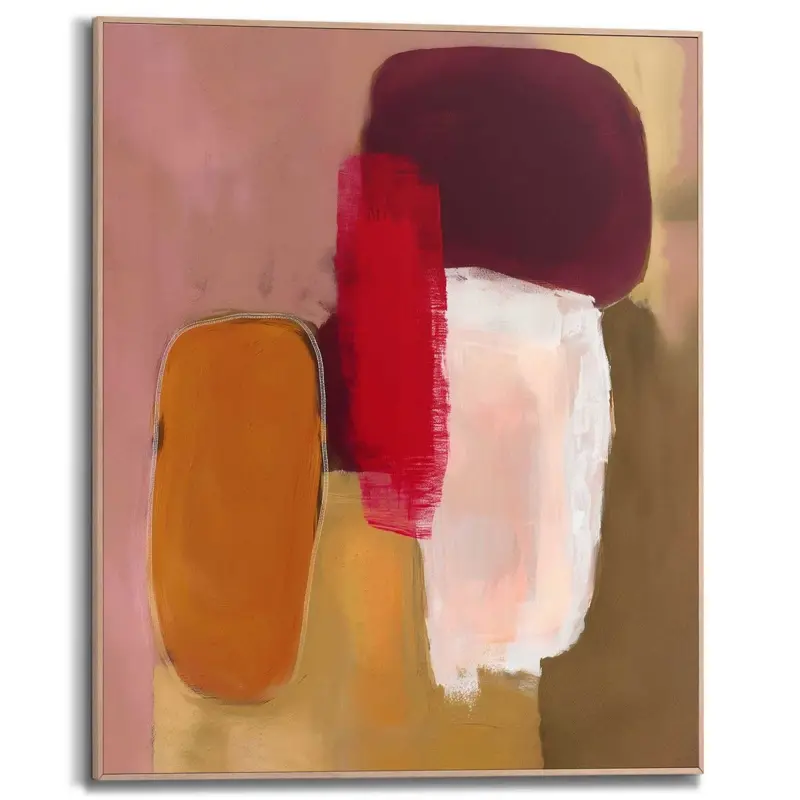 Schilderij Warm Abstract I 50x40