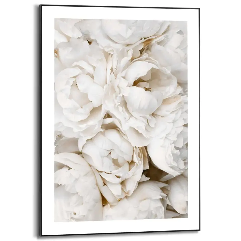 Schilderij White Roses 70x50