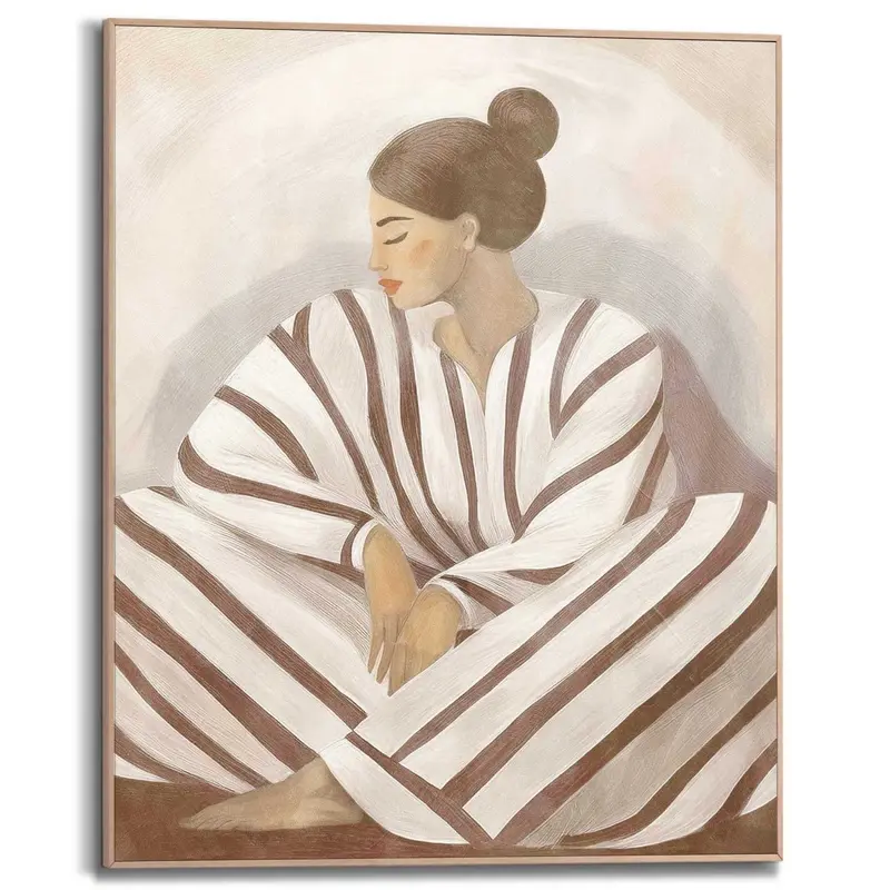 Schilderij Zen Lady 50x40