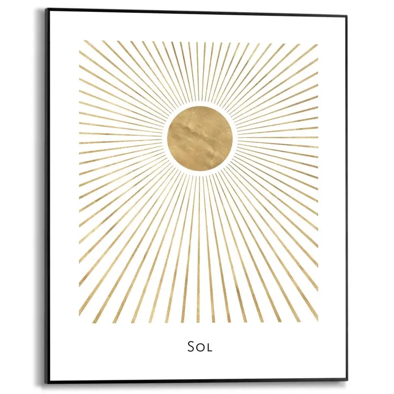 Schilderij Zon 50x40