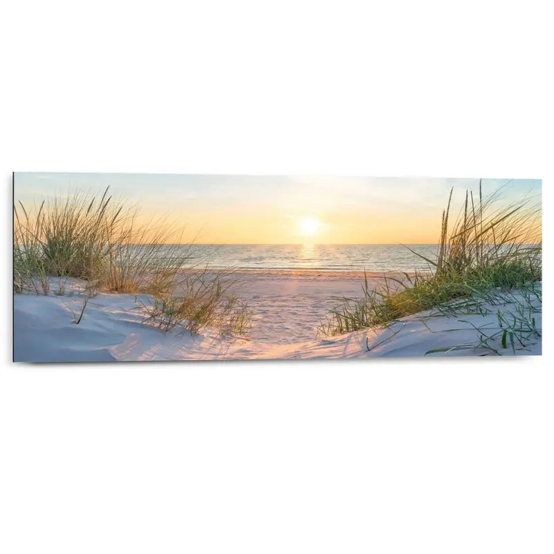 Schilderij Zonsondergang 30x90