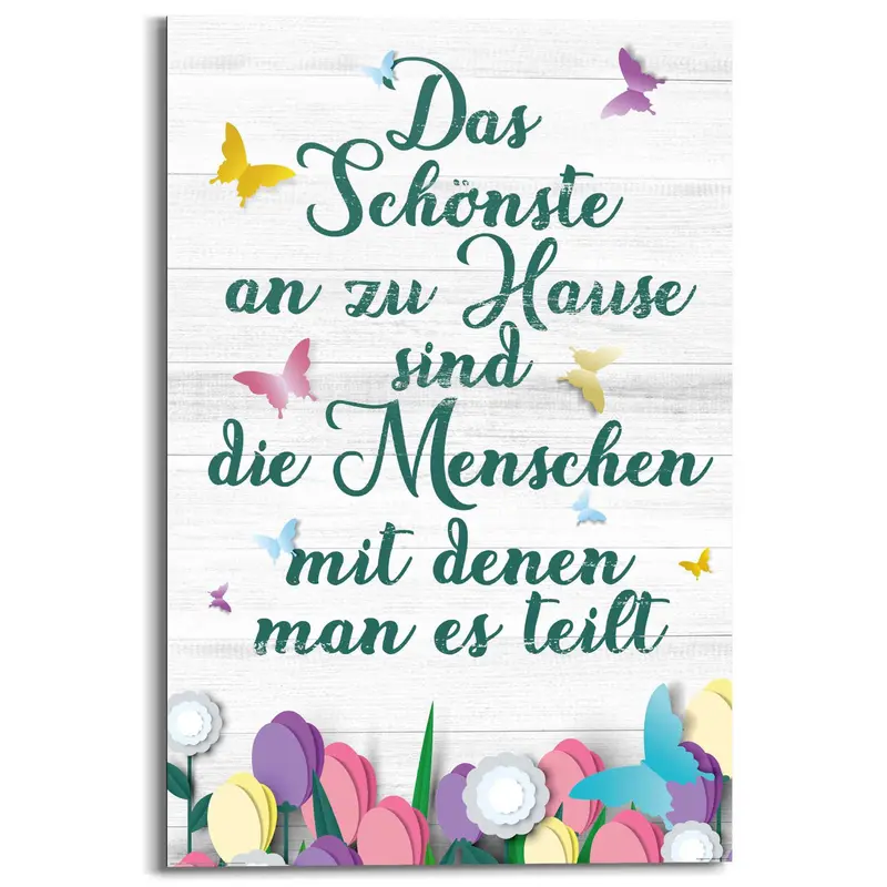 Schilderij Zu Hause 90x60
