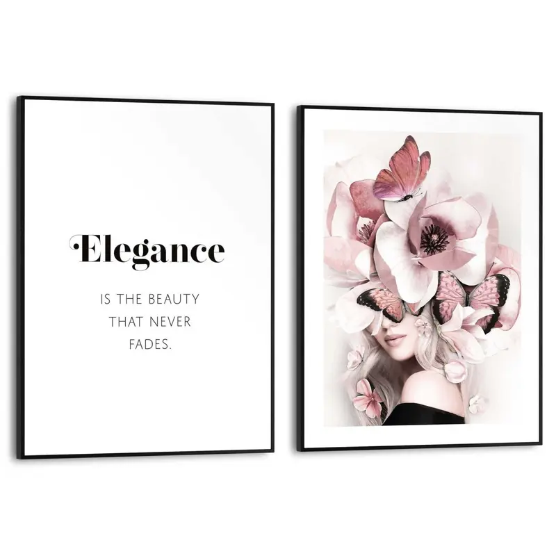 Schilderijen set Flower Elegance
