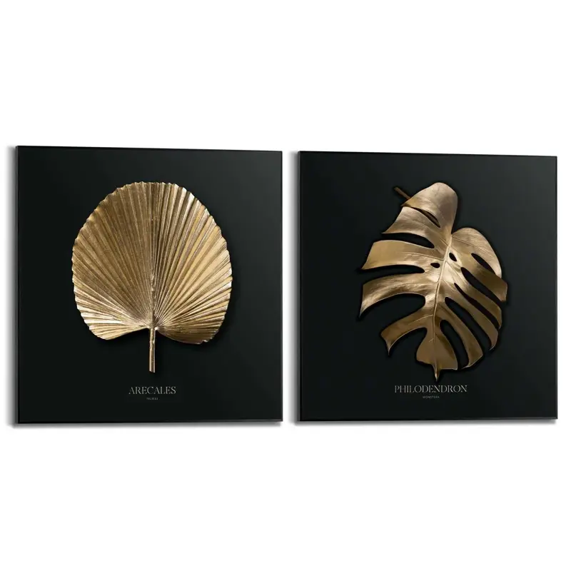 Schilderijen set Gold Set 50x50