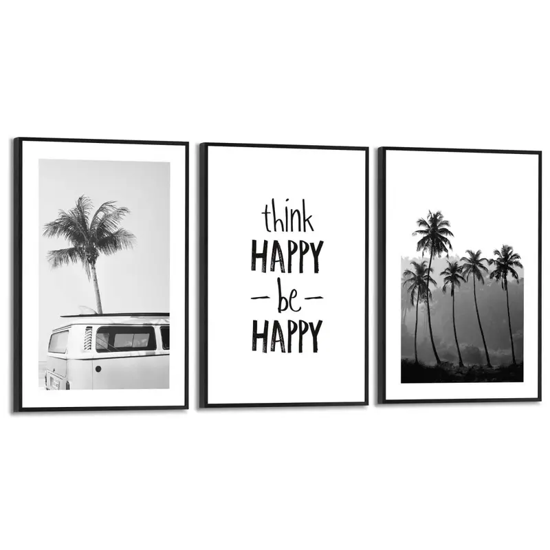 Schilderijen set Holidays 30x20