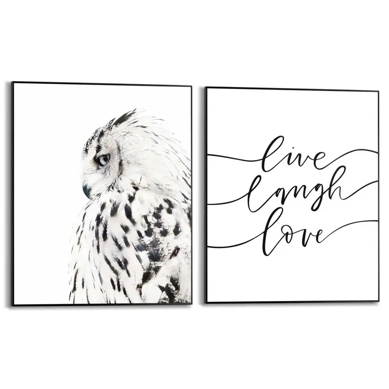 Schilderijen set Lovely Owl