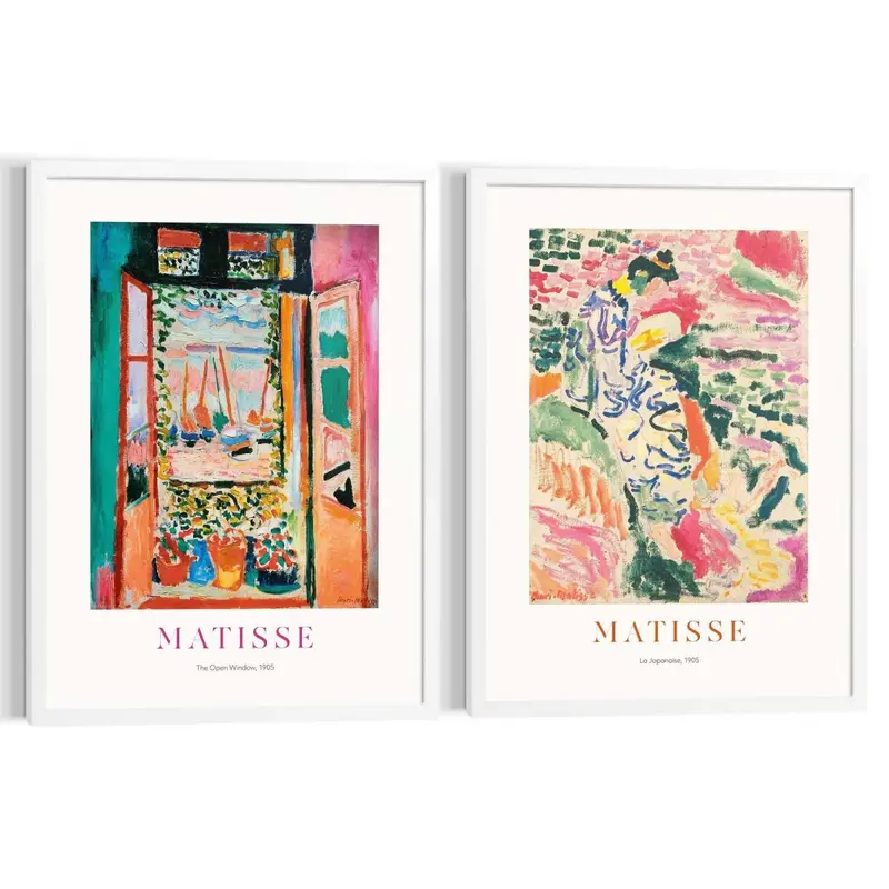Schilderijen set Matisse - Window Garden