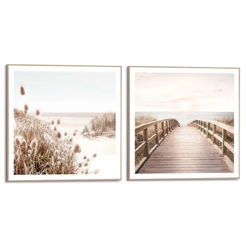 Schilderijen set Strand 50x50