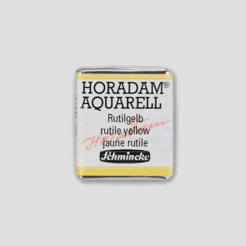 Schmincke Horadam Aquarelverf 205 Rutile Yellow half pan 3