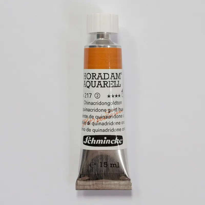 Schmincke Horadam Aquarelverf 217 Quinacridone Gold Hue 15ml 2