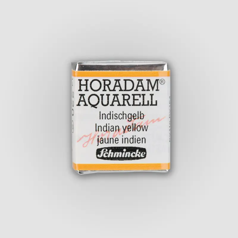 Schmincke Horadam Aquarelverf 220 Indian Yellow half pan 2