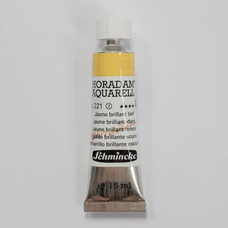 Schmincke Horadam Aquarelverf 221 Jaune Brilliant Dark 15ml 2