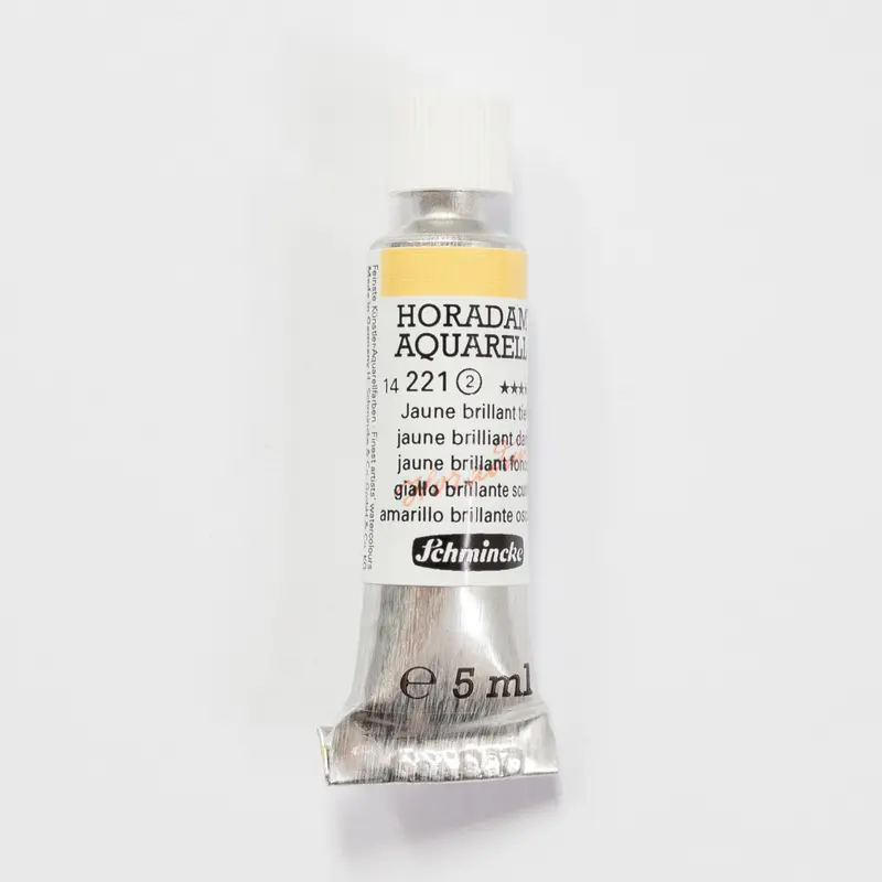 Schmincke Horadam Aquarelverf 221 Jaune Brilliant Dark 5ml 2