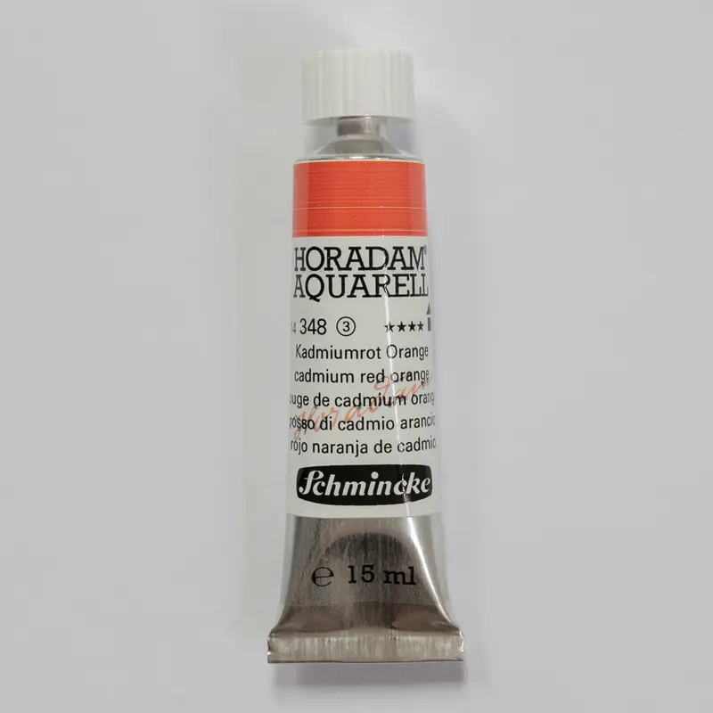 Schmincke Horadam Aquarelverf 348 Cadmium Red Orange 15ml 3