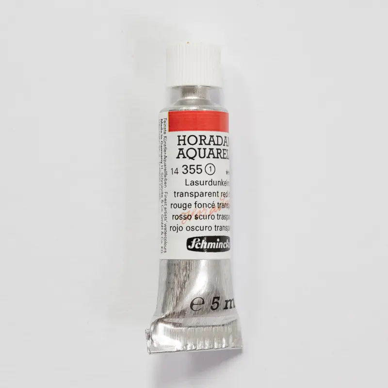 Schmincke Horadam Aquarelverf 355 Transparent Red Deep 5ml 1