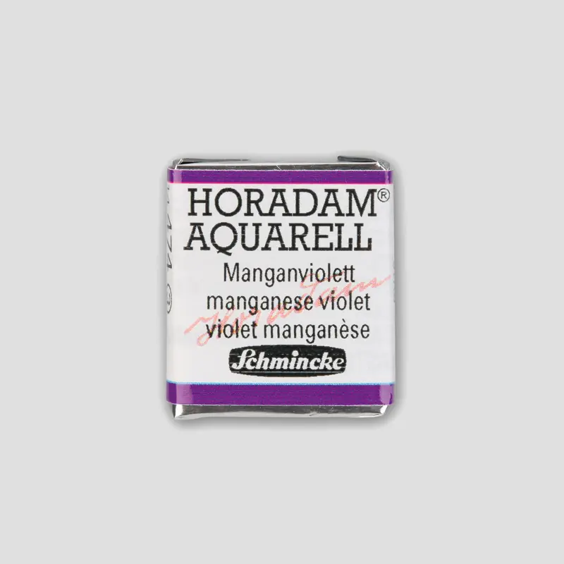 Schmincke Horadam Aquarelverf 474 Manganese Violet half pan 3