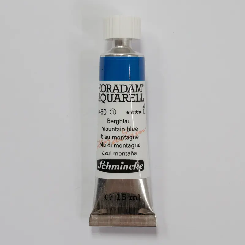 Schmincke Horadam Aquarelverf 480 Mountain Blue 15ml 1