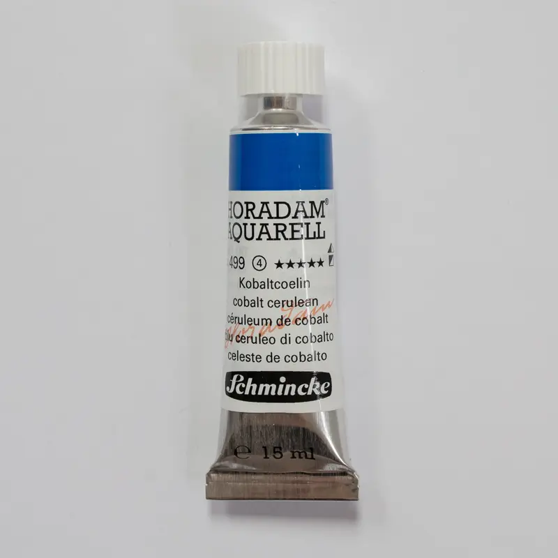 Schmincke Horadam Aquarelverf 499 Cobalt Cerulean 15ml 4