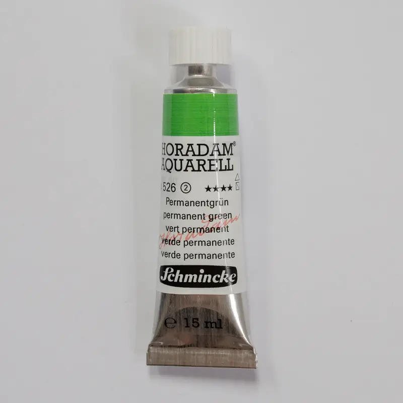 Schmincke Horadam Aquarelverf 526 Permanent Green 15ml 2