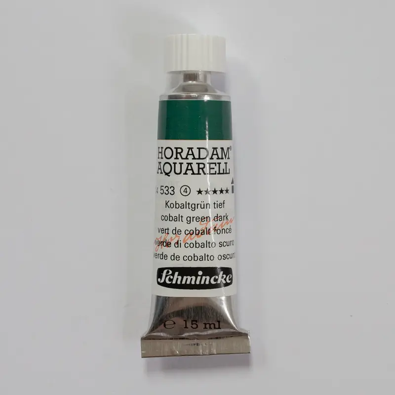 Schmincke Horadam Aquarelverf 533 Cobalt Green Dark 15ml 4