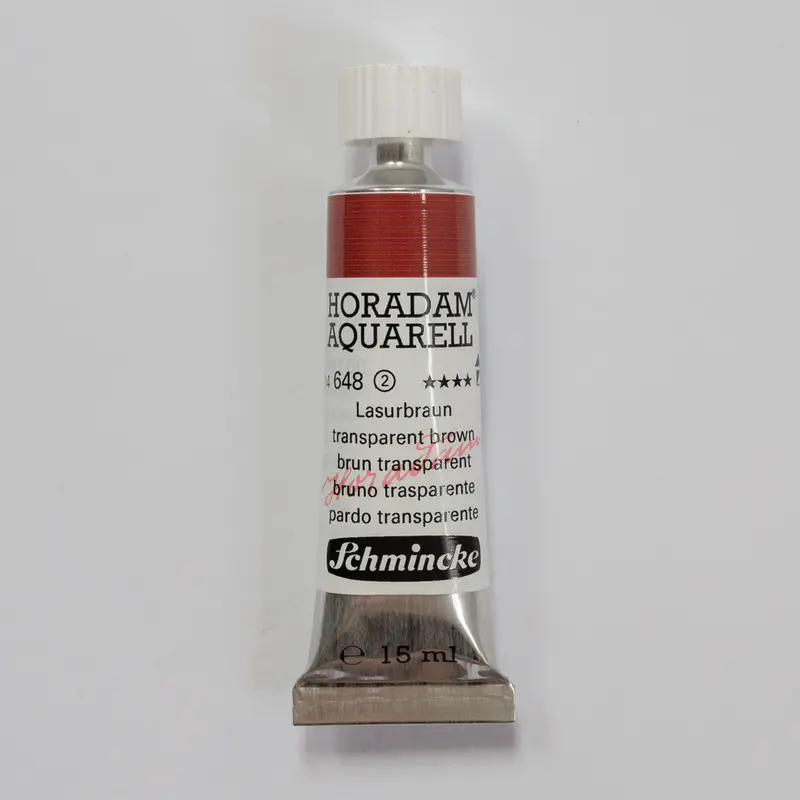 Schmincke Horadam Aquarelverf 648 Transparent Brown 15ml 2