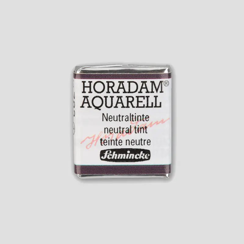 Schmincke Horadam Aquarelverf 782 Neutral Tint half pan 1