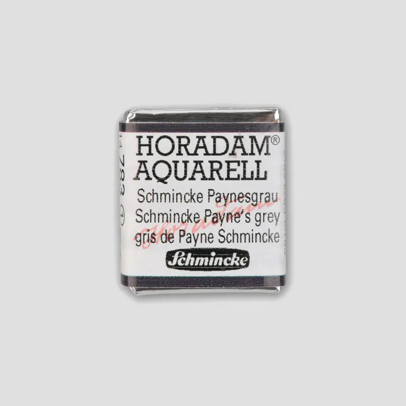 Schmincke Horadam Aquarelverf 783 Schmincke Payne's Grey half pan 1