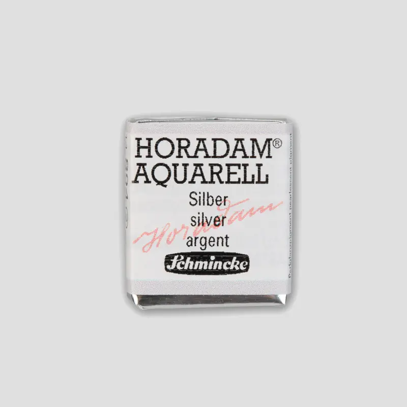 Schmincke Horadam Aquarelverf 894 Silver half pan 2