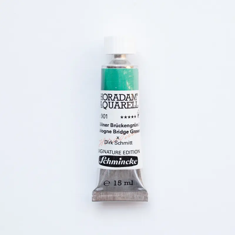 Schmincke Horadam Aquarelverf 901 Cologne Bridge Green 15ml Signature Edition