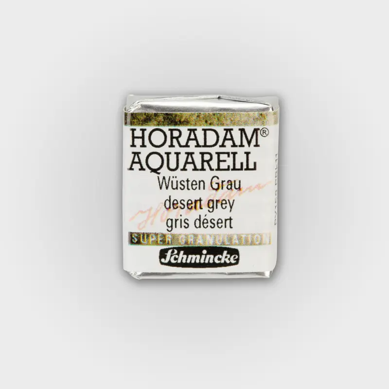 Schmincke Horadam Aquarelverf 925 Desert Grey half pan 3