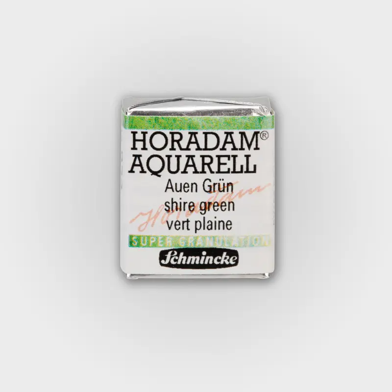 Schmincke Horadam Aquarelverf 933 Shire Green half pan 3