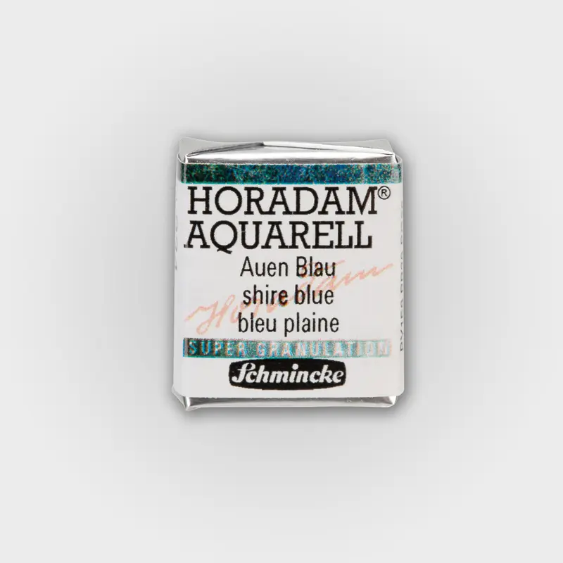 Schmincke Horadam Aquarelverf 934 Shire Blue half pan 3