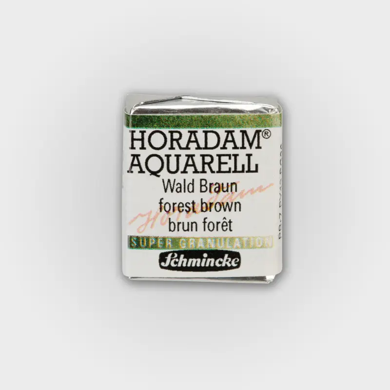 Schmincke Horadam Aquarelverf 944 Forest Brown half pan 3