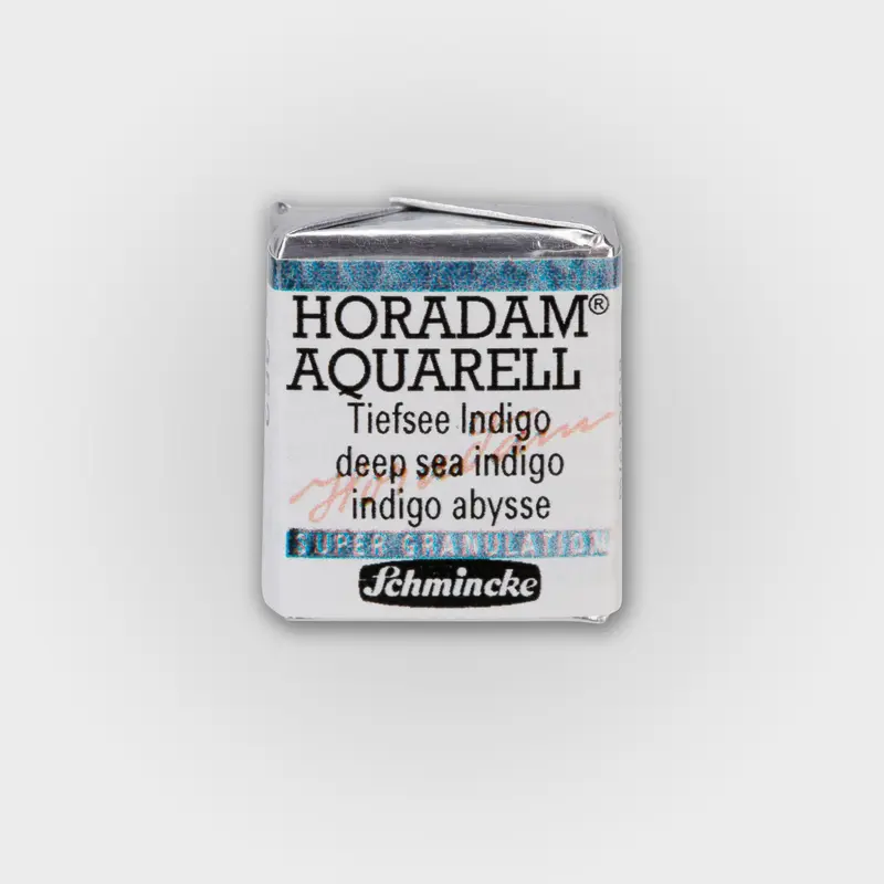 Schmincke Horadam Aquarelverf 952 Deep Sea Indigo half pan 3