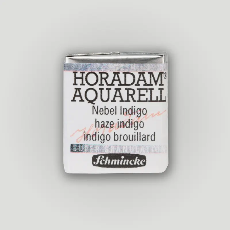 Schmincke Horadam Aquarelverf 968 Haze Indigo half pan 3