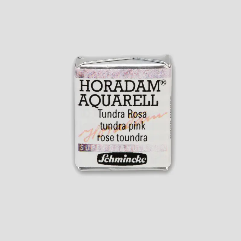 Schmincke Horadam Aquarelverf 982 Tundra Pink half pan 3